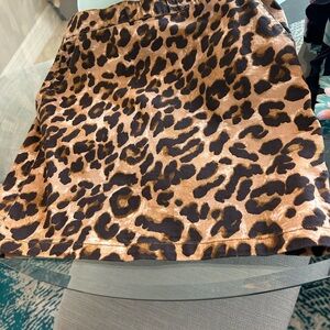 Boston Proper Leopard Skort. Size 10. New never worn, without tags.